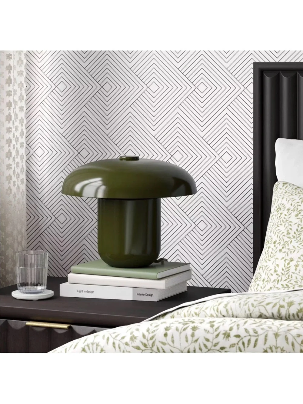Threshold Target TOUCH SENSOR Olive Green Mushroom Table Lamp NEW IN BOX